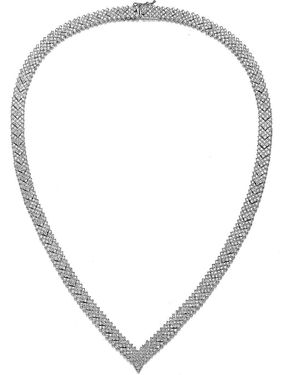 Genevive Jewelry Silver Necklace - Metallic
