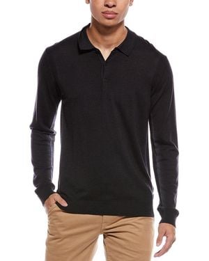 John Varvatos Gustave Magic Wash Wool-Blend Sweater - Black
