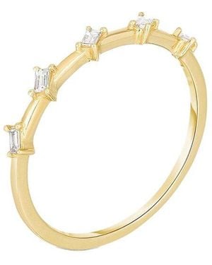 Ring Concierge 14K 0.11 Ct. Tw. Diamond Stackable Ring - Metallic