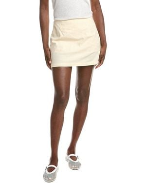 French Connection Gingham Skort - White