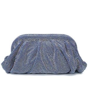 Tiffany & Fred Paris Crystal-Embellished Evening Clutch - Blue