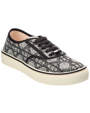 Dior Saltwind Tweed & Canvas Sneaker - White