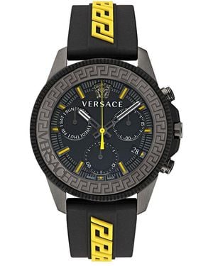 Versace Greca Action Chrono Watch - Gray
