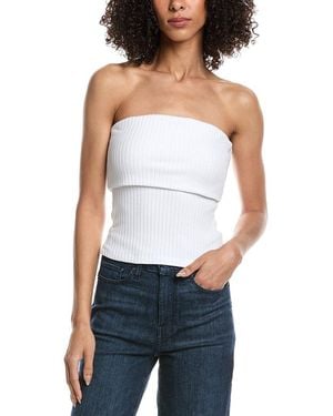 Project Social T Filomena Rib Tube Top - Blue