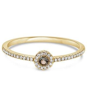 Sabrina Designs 14K 0.13 Ct. Tw. Diamond & Aquamarine Ring - White