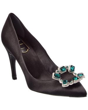 Roger Vivier Satin Pump - Black