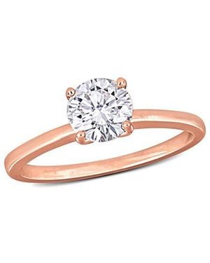 Rina Limor 14K Rose 0.92 Ct. Tw. Diamond Solitaire Ring - White