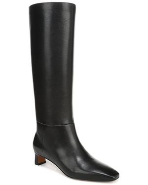 Vince Harlan Tall Leather Boot - Black