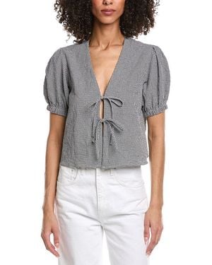 Elan Short Sleeve Top - Gray