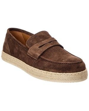 Bruno Magli Amalfi Suede Loafer - Brown