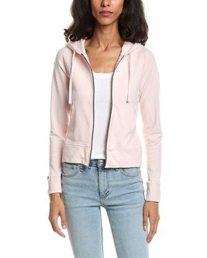 James Perse French Terry Zip Hoodie - White