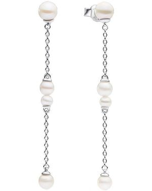 PANDORA Timeless Pearl Earrings - White