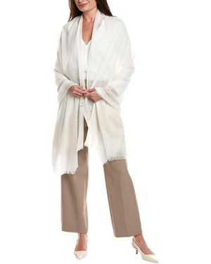 Sofiacashmere Sequin Cashmere Wrap - White