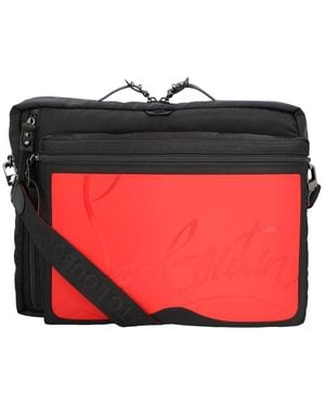 Christian Louboutin Nylon Crossbody - Red