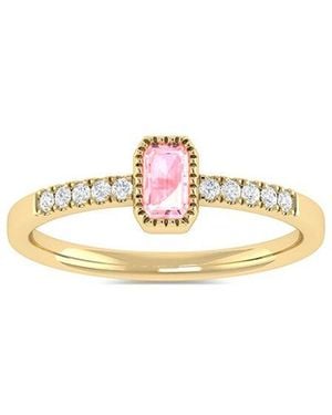 Sabrina Designs 14K 0.44 Ct. Tw. Diamond & Tourmaline Ring - White