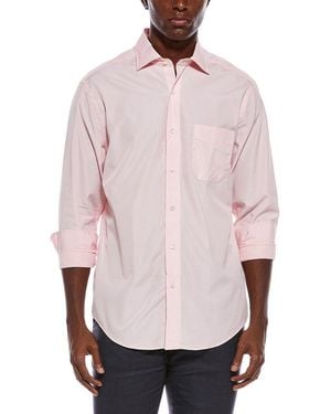 J.McLaughlin Club Woven Shirt - Pink