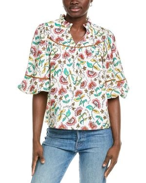 CROSBY BY MOLLIE BURCH Rosie Top - White