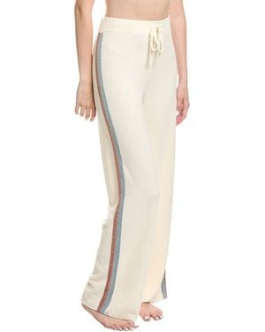 Barefoot Dreams Cozychic Ultra Lite Multi Stripe Wide Leg Pant - Natural