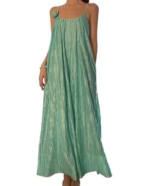 LEON GORI Midi Dress - Green