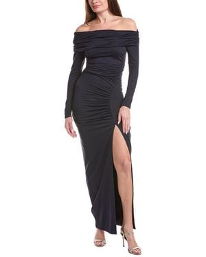 Susana Monaco One Arm Off Shoulder Dress - Black