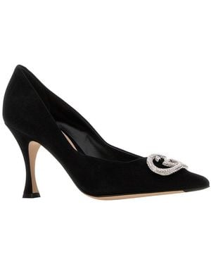 Gucci Suede Pump - Black