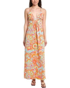 FLORA BEA NYC Olivia Maxi Dress - Orange