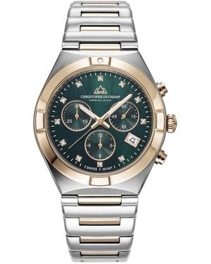 Christophe Duchamp D'Orsay Diamond Watch - Gray