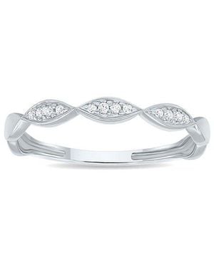 True Diamond 14K 0.05 Ct. Tw. Diamond Ring - White
