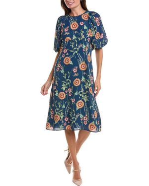 Sara Campbell Ellower Sunflower Dress - Blue