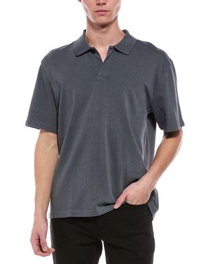 Madewell Compact Knit Polo Shirt - Grey