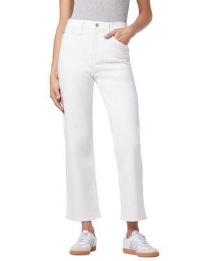 Hudson Jeans Noa High Rise Straight Ankle Jean - White