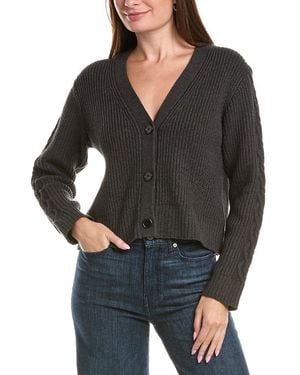 Michael Stars Carson V Neck Cardigan - Black