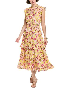Allison Misha Midi Dress - Metallic