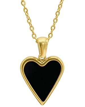 Adornia 14k Plated Pendant Necklace - White