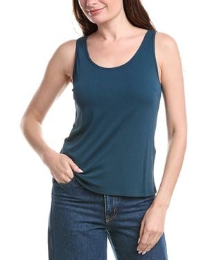 Eileen Fisher Slim Silk Tank - Blue