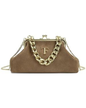 Tiffany & Fred Paris Iconic Frame Leather Bag - Green