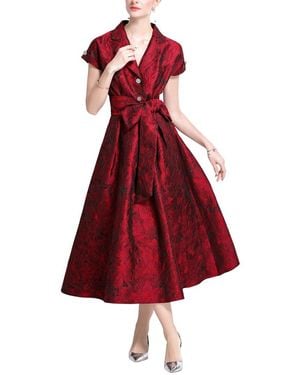 Kaimilan Midi Dress - Red