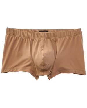 Hanro Micro Touch Boxer Brief - Brown