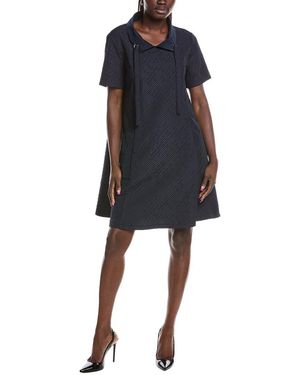 Joseph Ribkoff Textured Mini Dress - Blue