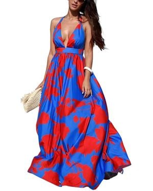 Vincent Maxi Dress - Blue