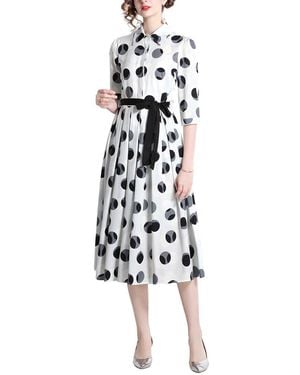 DZA Midi Dress - White
