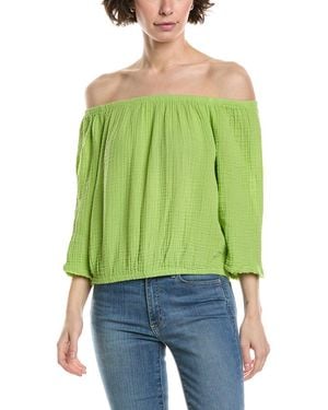 Michael Stars Isabel Convertible Top - Green