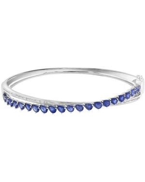 Effy Fine Jewelry 14K 5.53 Ct. Tw. Diamond & Sapphire Bracelet - Blue