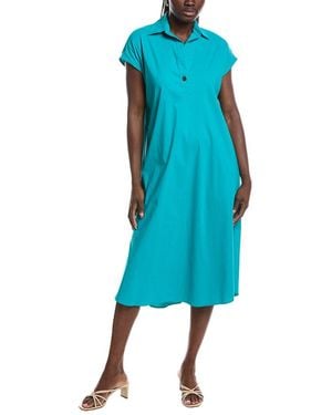 Joseph Ribkoff Solid Midi Dress - Blue
