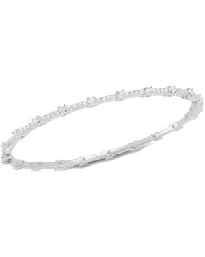 Sphera Milano Cz Bangle Bracelet - White