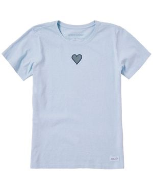 Life Is Good. Crusher T-Shirt - Blue