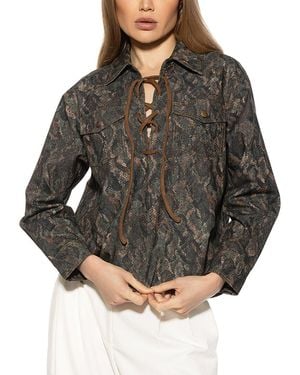 Alexia Admor Thalina Shirt - Grey