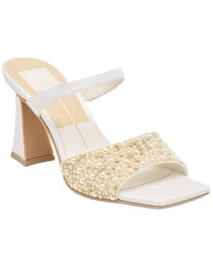 Dolce Vita Nasia Rhinestone Heel - White