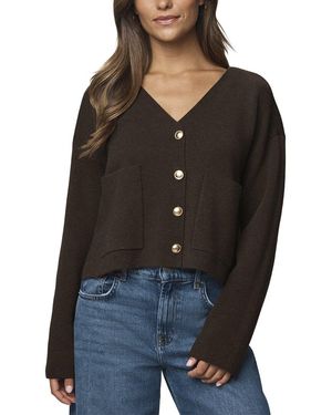 Splendid Libby Cropped Cardigan - Black