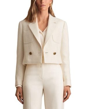 Reiss Mia Casual Jacket - Natural